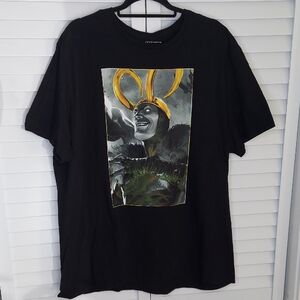 Marvel Tee, Size XXL, Loki God of Mischief‎ Graphic, Black T-shirt, 100% Cotton
